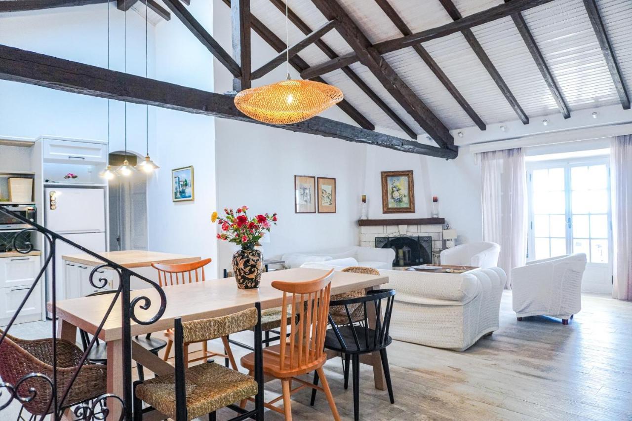 Nissaki Olive Press Villas Niszáki Kültér fotó