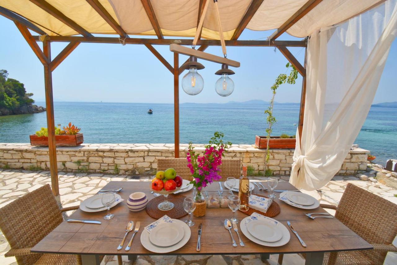 Nissaki Olive Press Villas Niszáki Kültér fotó