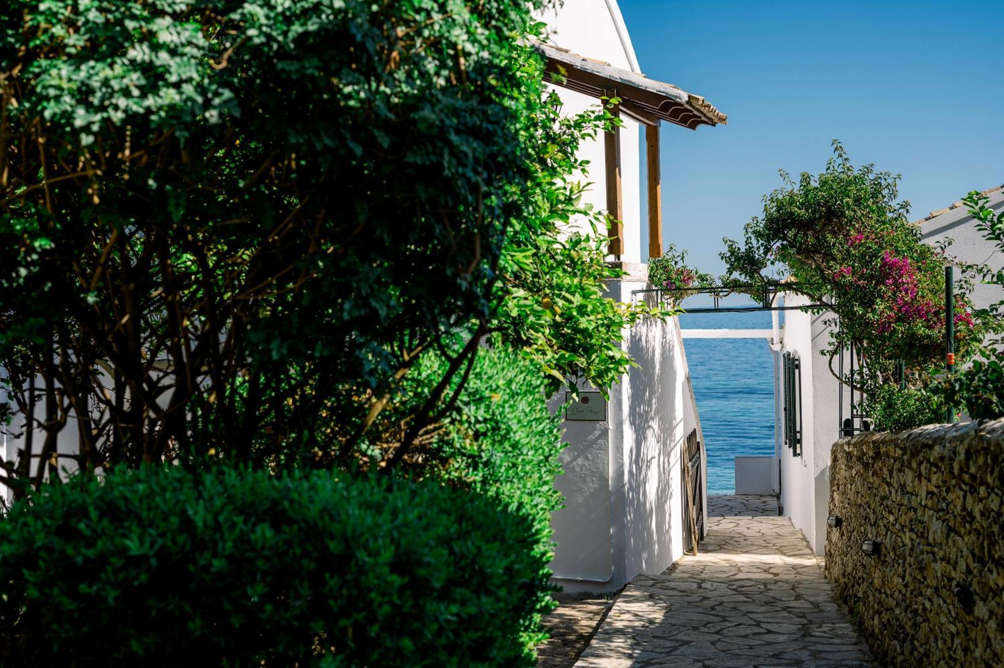 Nissaki Olive Press Villas Niszáki Kültér fotó