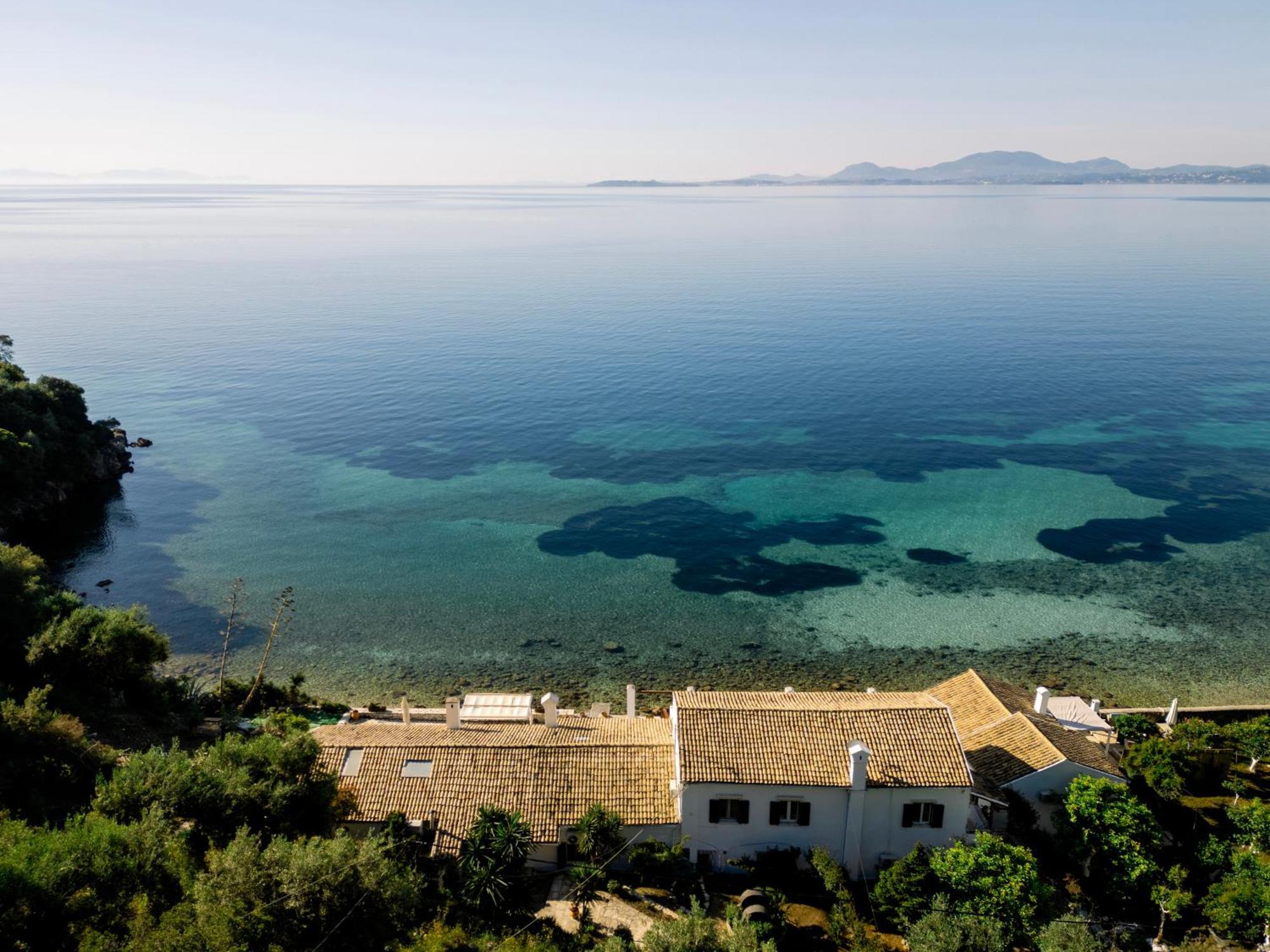 Nissaki Olive Press Villas Niszáki Kültér fotó