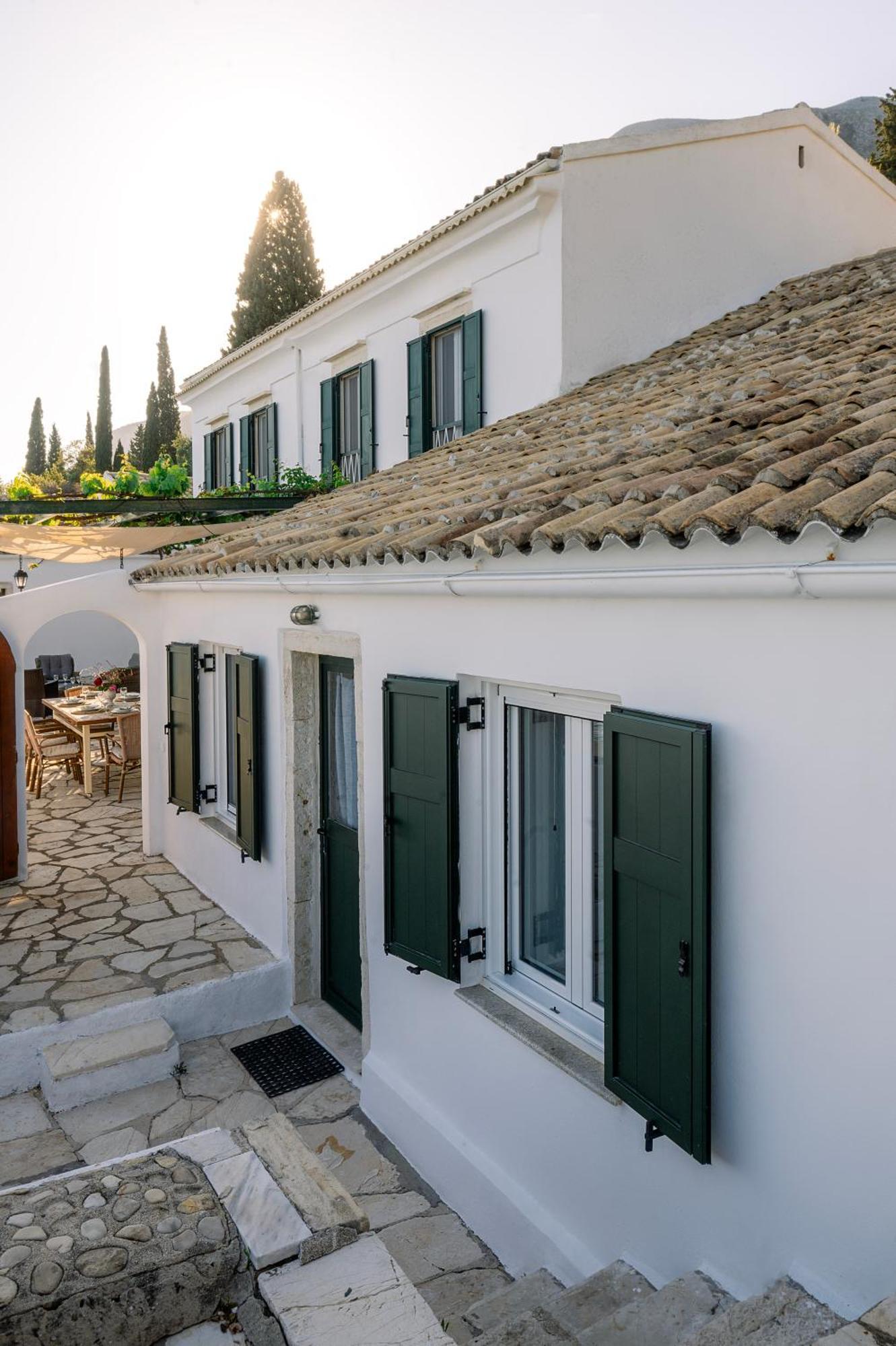 Nissaki Olive Press Villas Niszáki Kültér fotó