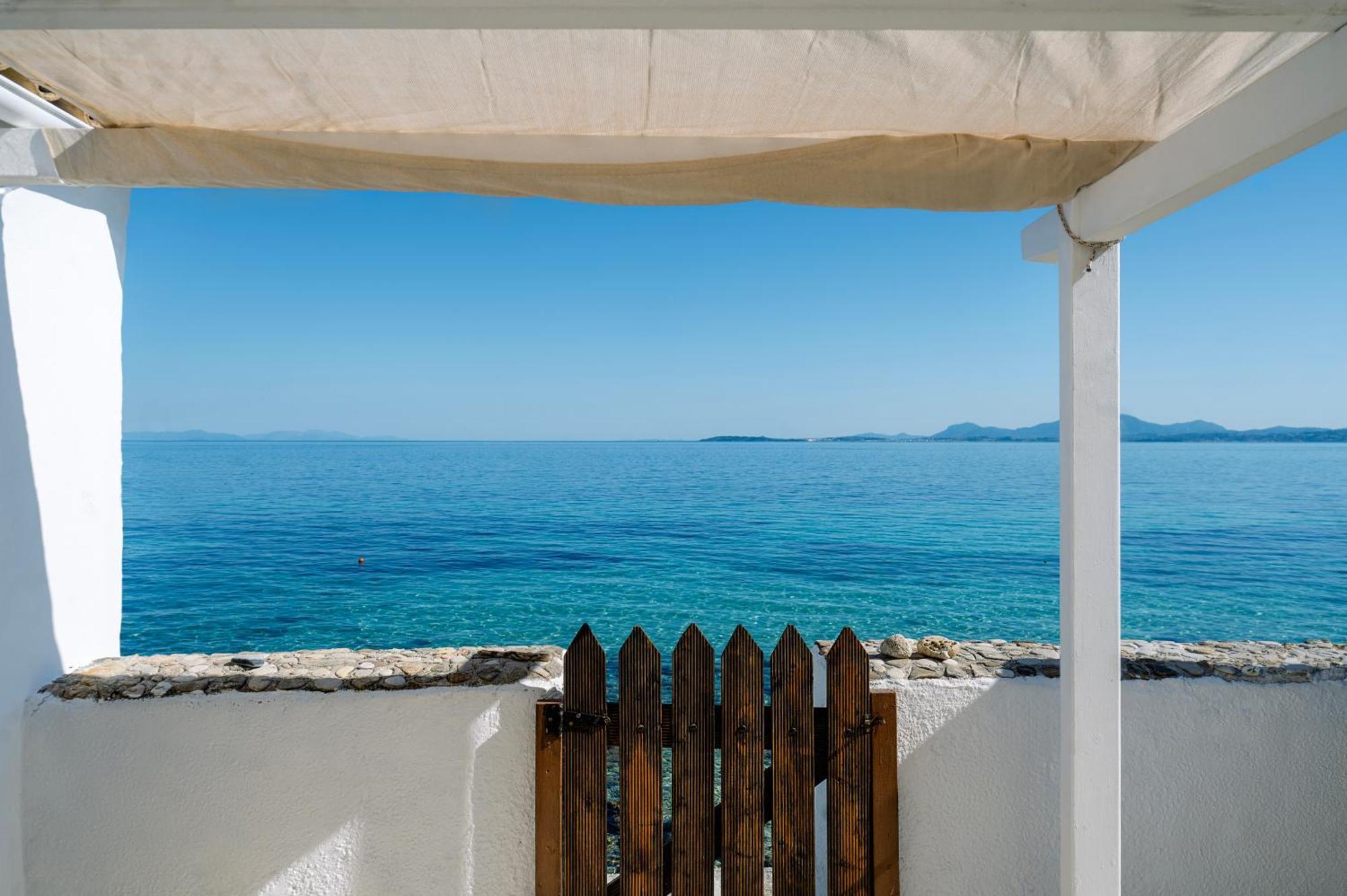 Nissaki Olive Press Villas Niszáki Kültér fotó