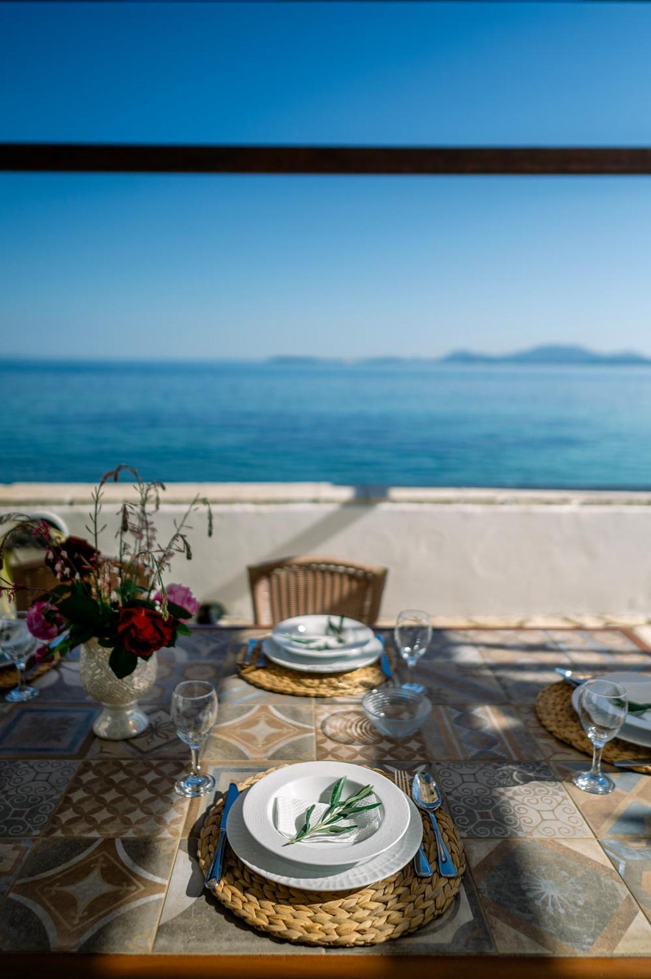 Nissaki Olive Press Villas Niszáki Kültér fotó