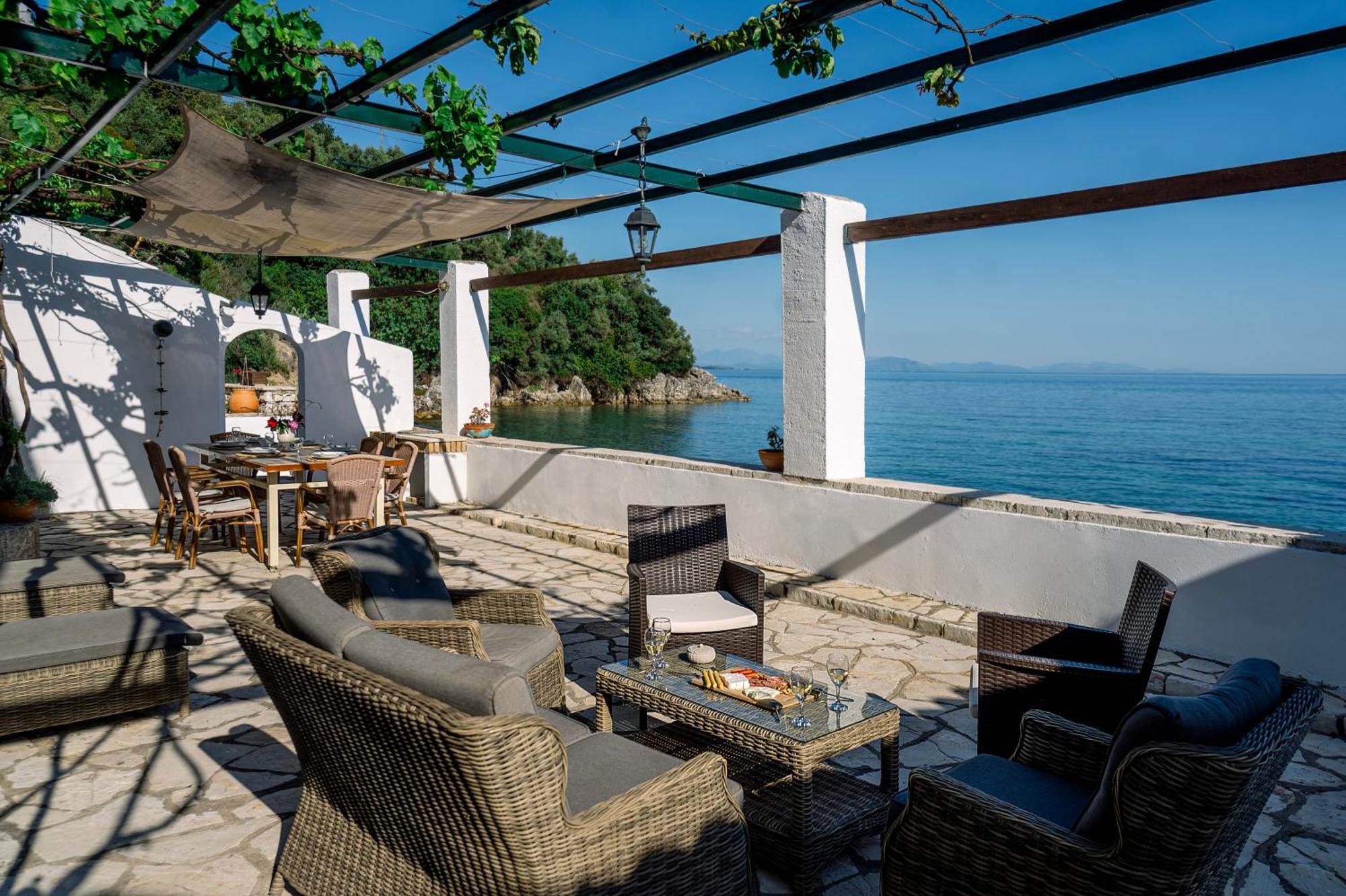 Nissaki Olive Press Villas Niszáki Kültér fotó