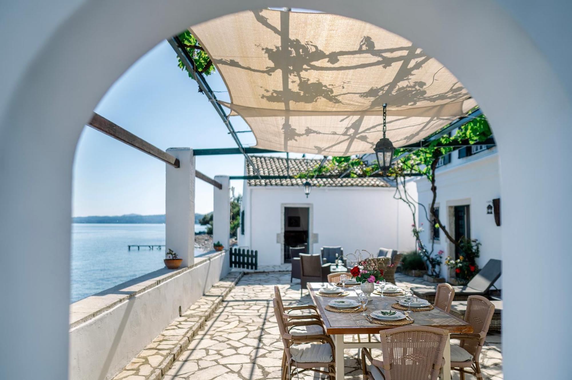 Nissaki Olive Press Villas Niszáki Kültér fotó